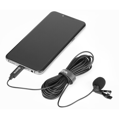 BOYA BY-M3 Digital Omnidirectional Lavalier Microphone with USB-C Cable (Android)