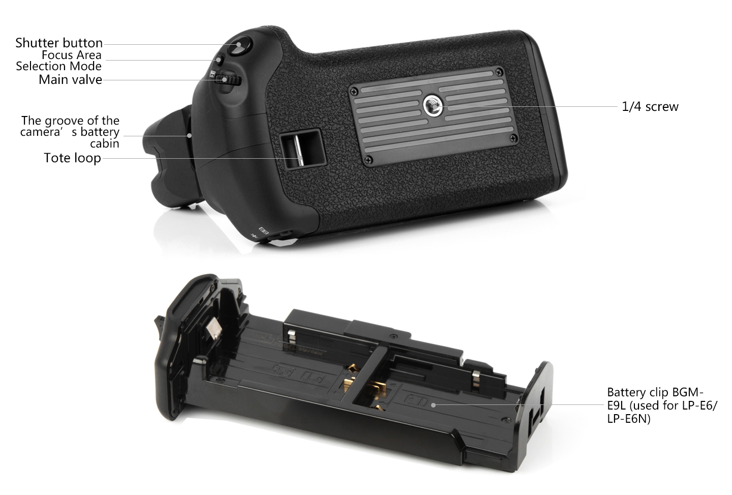 Pixel battery grip E21 for Canon 6D II