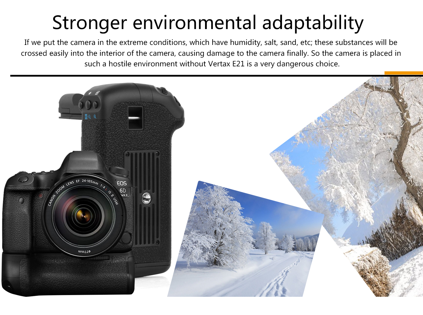 Pixel battery grip E21 for Canon 6D II