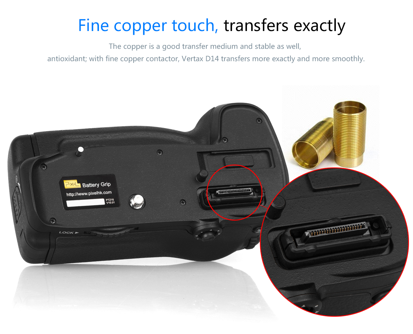 Pixel battery grip D14 for Nikon D600/D610