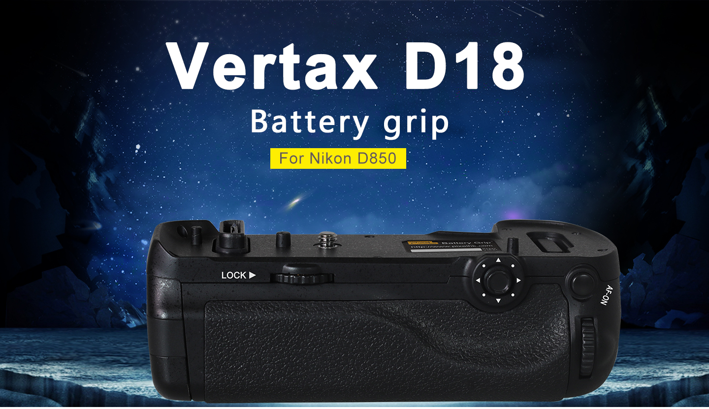 Pixel battery grip D18 for Nikon D850