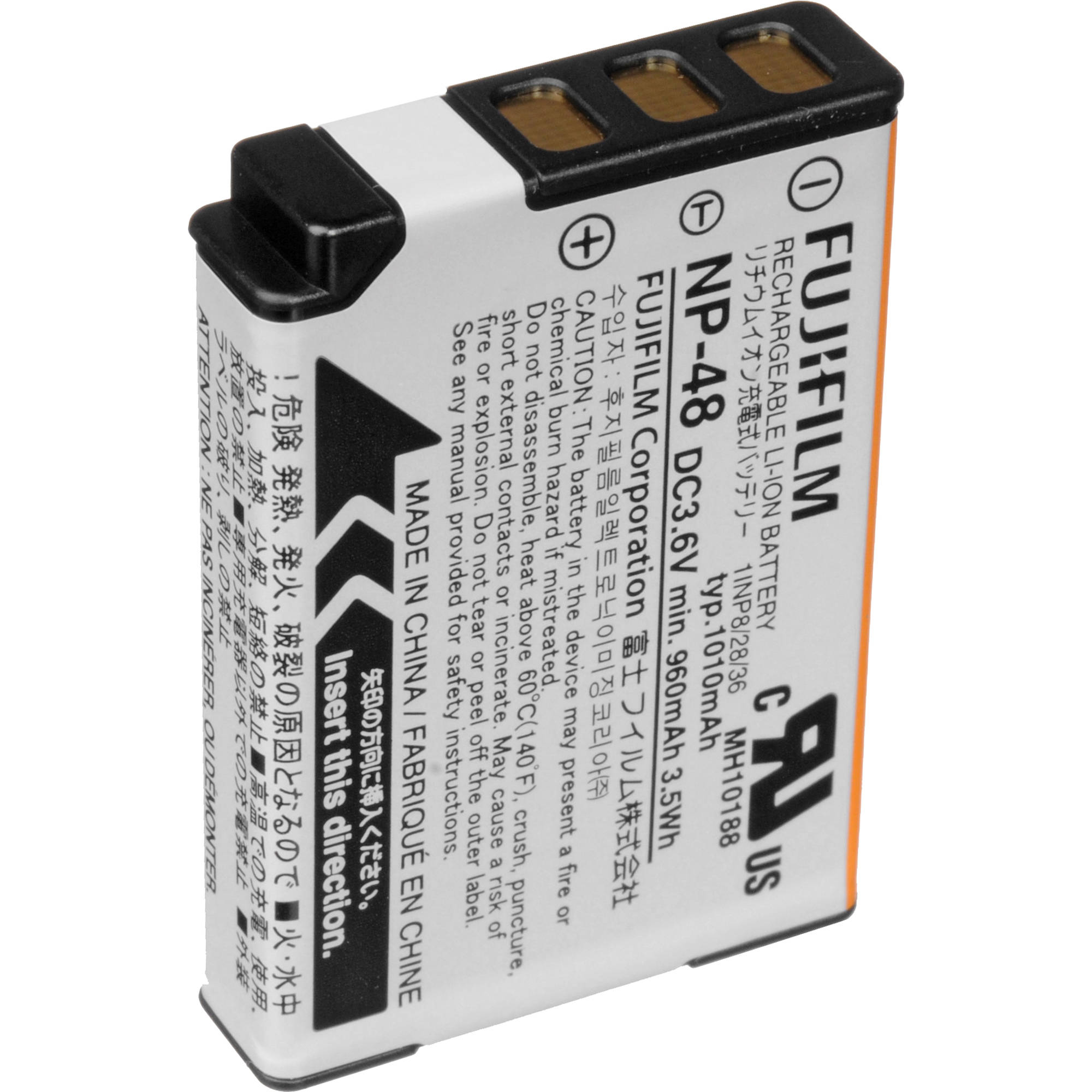 FUJIFILM NP-48 Rechargeable Lithium-Ion Battery for XQ1 Digital Camera (3.6V, 1010mAh)