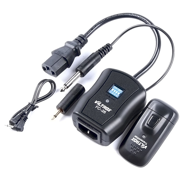 VILTROX FC-26 Studio Light Flash Trigger with Transmitter Receiver