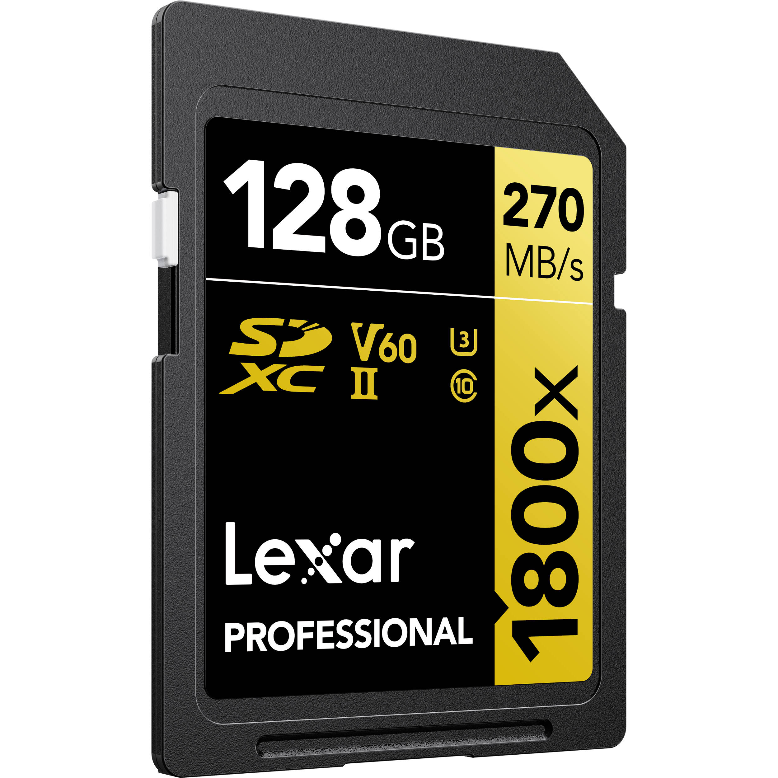Lexar 128GB Professional 1800x UHS-II SDXC Memory Card