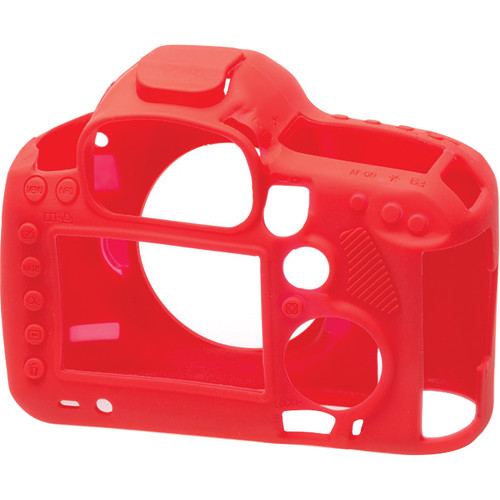 easyCover Silicone Protection Cover for Canon EOS 5D Mark III, 5DS & 5DS R (Red)