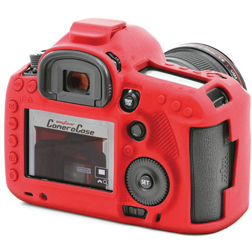 easyCover Silicone Protection Cover for Canon EOS 5D Mark III, 5DS & 5DS R (Red)