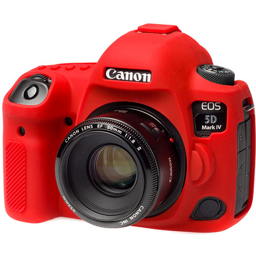 easyCover Silicone Protection Cover for Canon 5D Mark IV (Red)