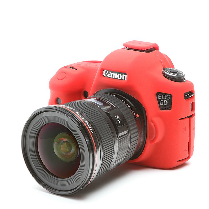 easyCover Silicone Protection Cover for Canon EOS 6D (Red)