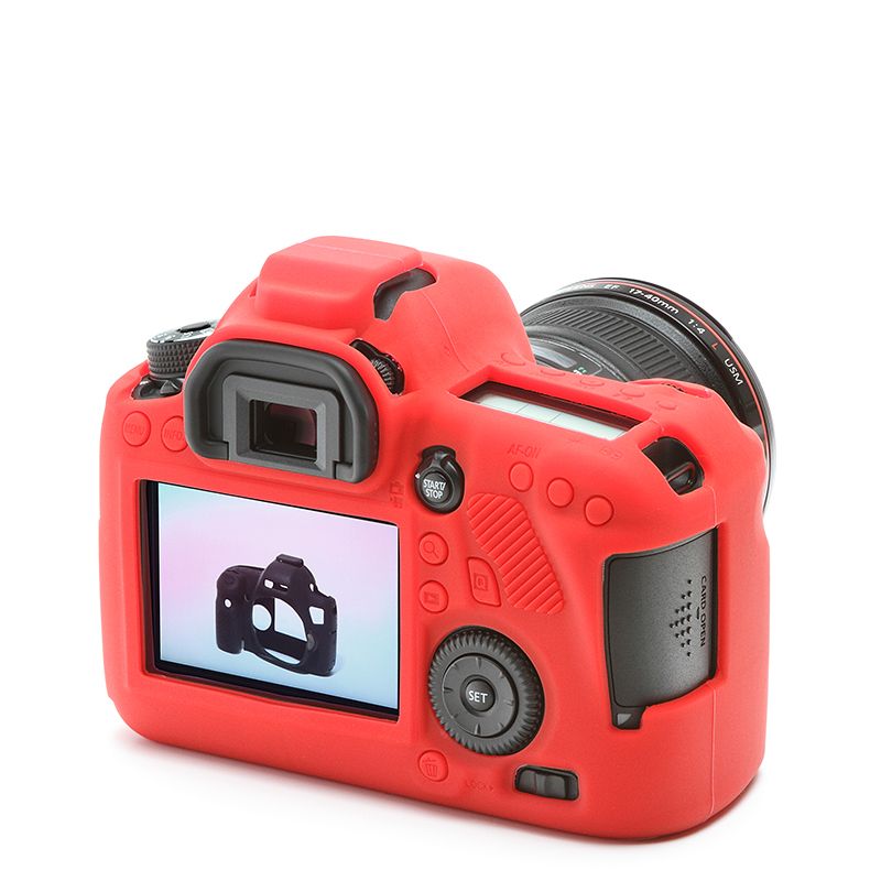 easyCover Silicone Protection Cover for Canon EOS 6D (Red)