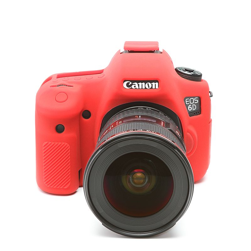 easyCover Silicone Protection Cover for Canon EOS 6D (Red)