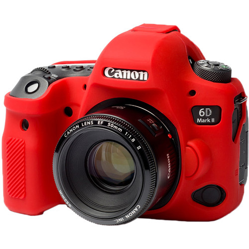 easyCover Silicone Protection Cover for Canon 6D Mark II (Red)