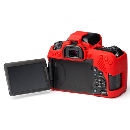 easyCover Silicone Protection Cover for Canon EOS 77D (Red)