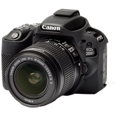 easyCover Silicone Protection Cover for Canon 200D/250D (Black)