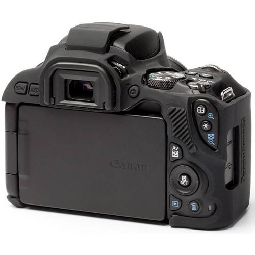easyCover Silicone Protection Cover for Canon 200D/250D (Black)