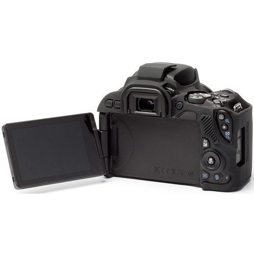 easyCover Silicone Protection Cover for Canon 200D/250D (Black)