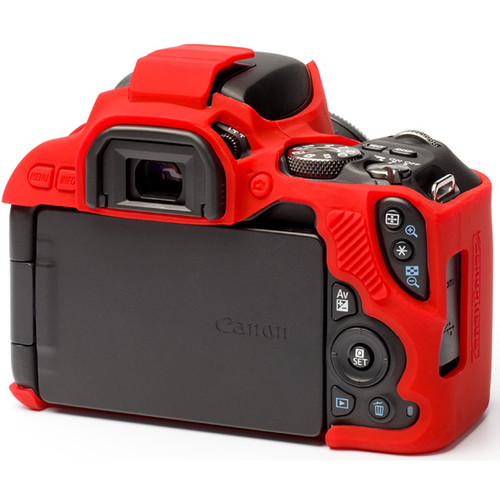 easyCover Silicone Protection Cover for Canon 200D/250D (Red)