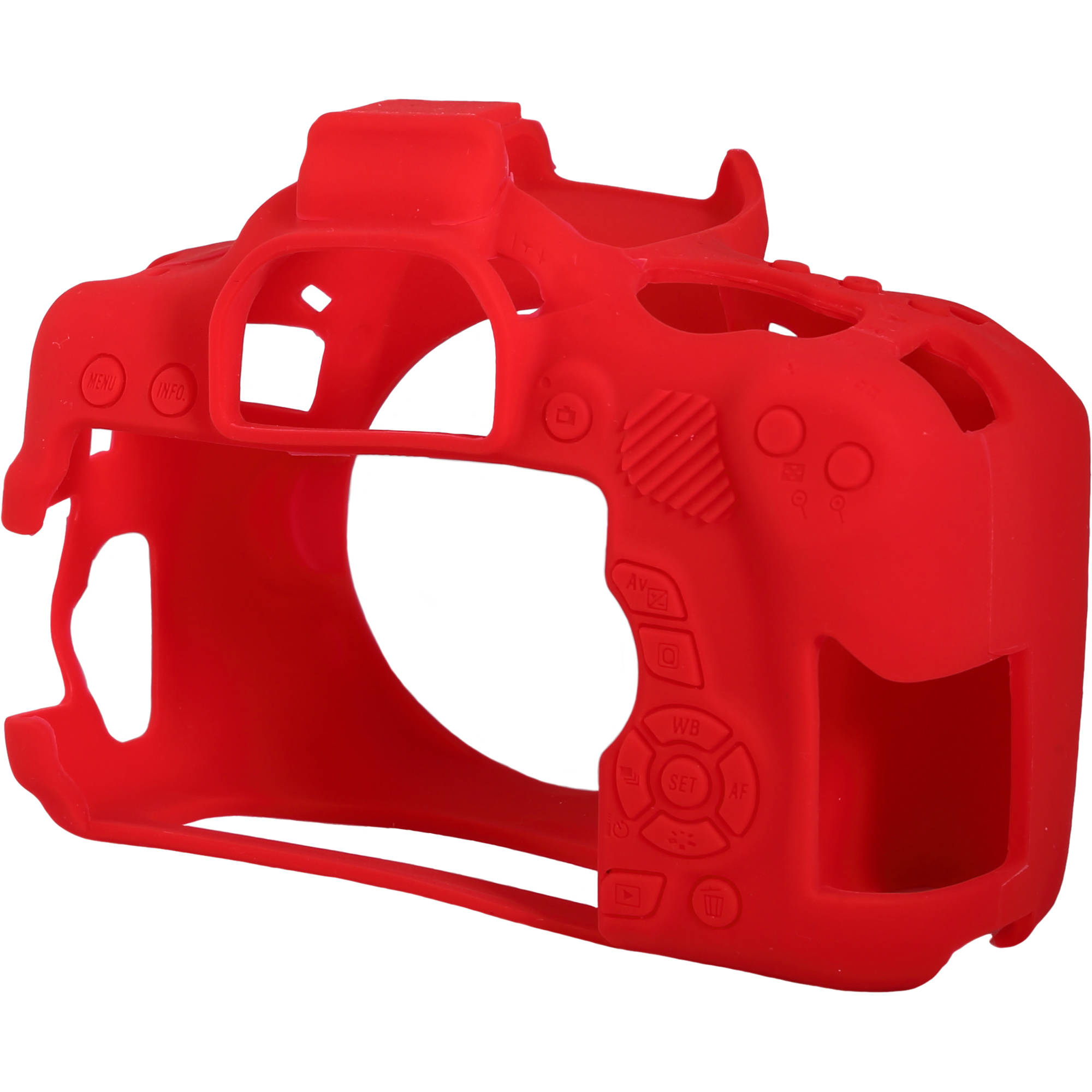 easyCover Silicone Protection Cover for Canon EOS 750D (Red)