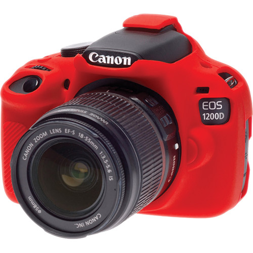 asyCover Silicone Protection Cover for Canon EOS Rebel 1200D (IndianRed)
