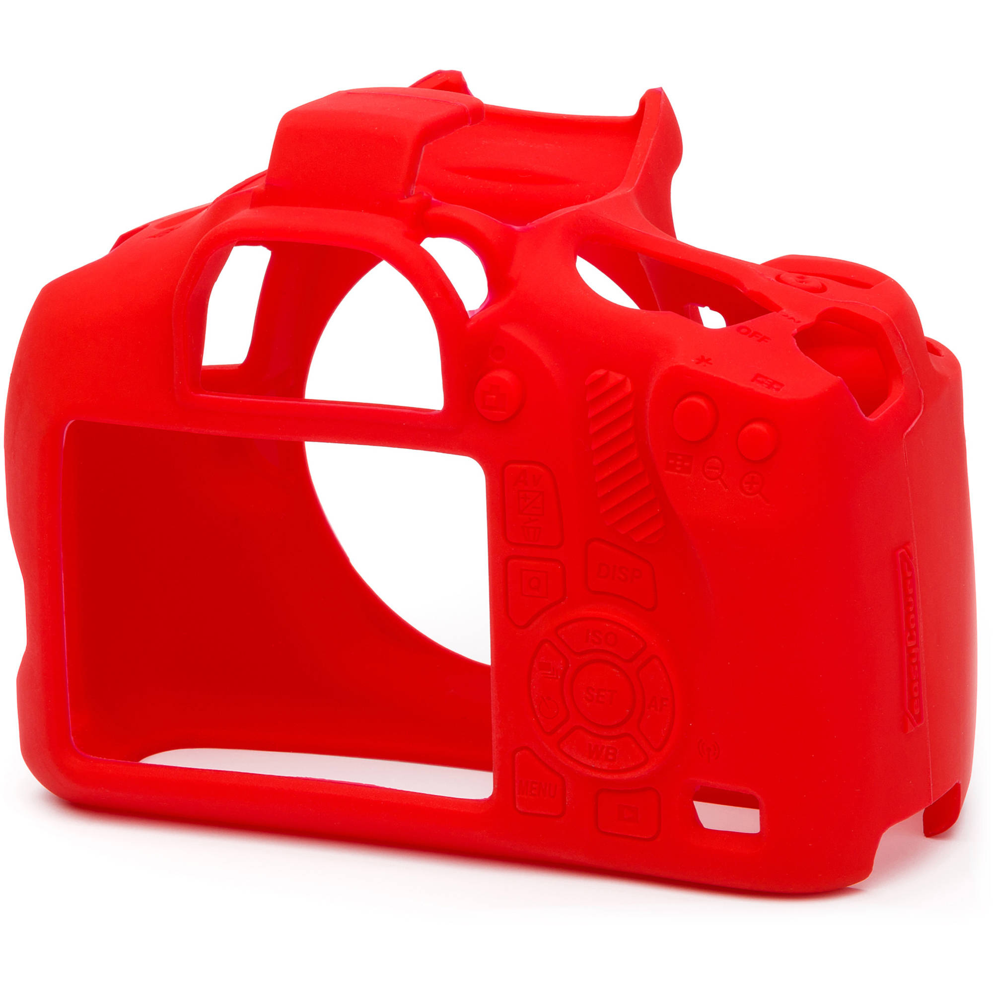 easyCover Silicone Protection Cover for Canon 1300D/2000D/4000D  (Red)