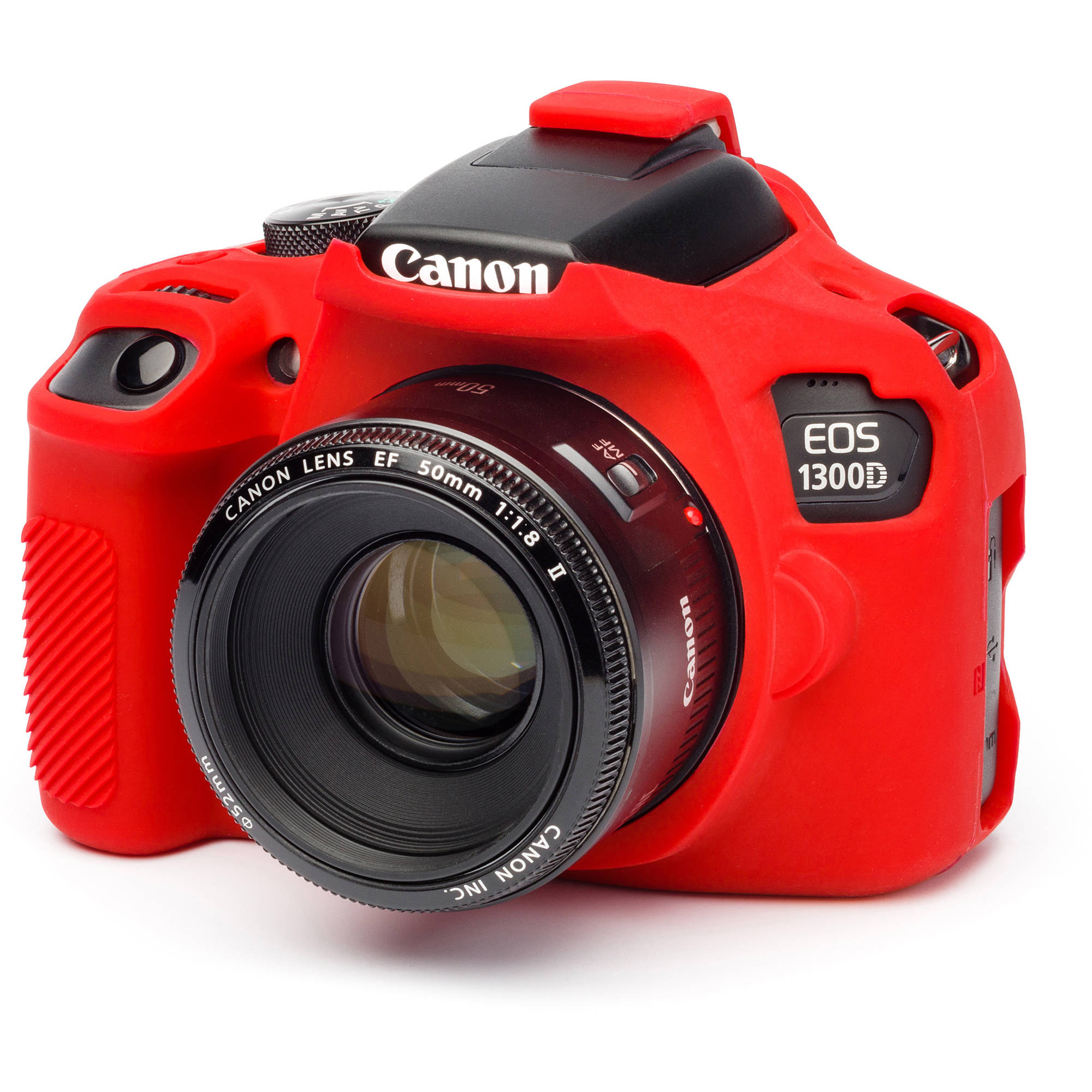 easyCover Silicone Protection Cover for Canon 1300D/2000D/4000D  (Red)