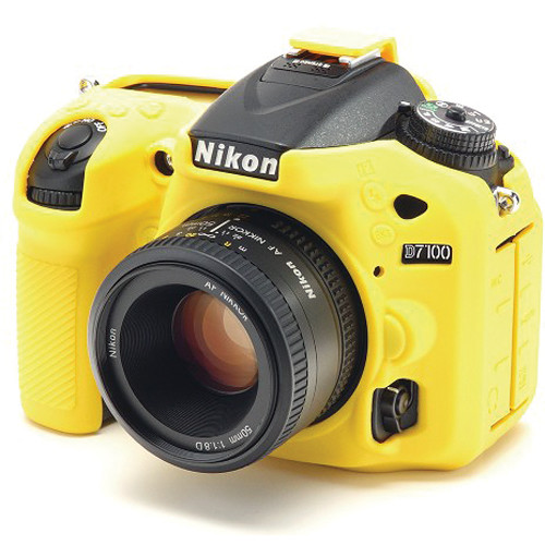 easyCover Silicone Protection Cover for Nikon D7100 and D7200 (Yellow)