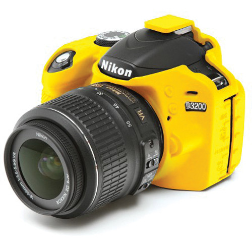 easyCover Silicone Protection Cover for Nikon D3200 (Yellow)
