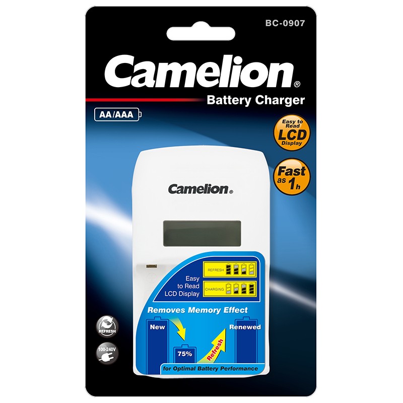 Camelion digital battery charger