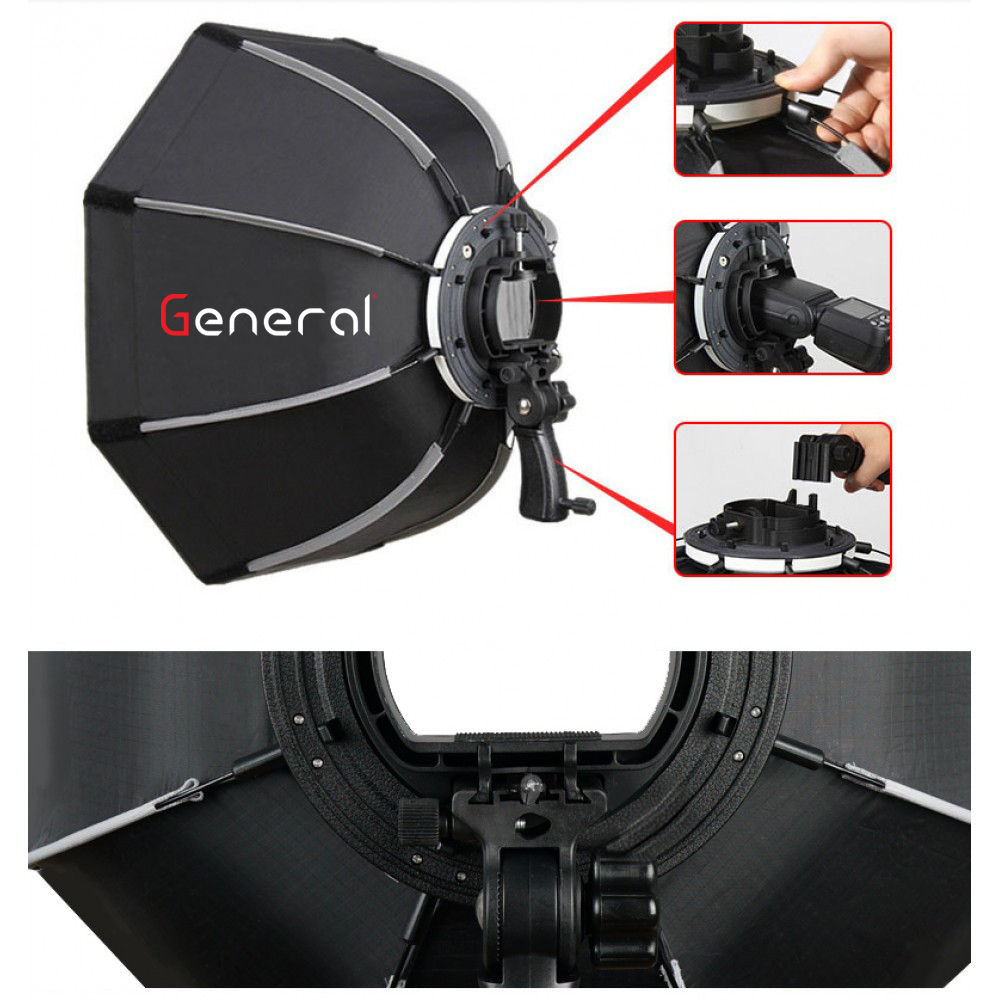 General easy octa for flash with Flash Bracket (120)