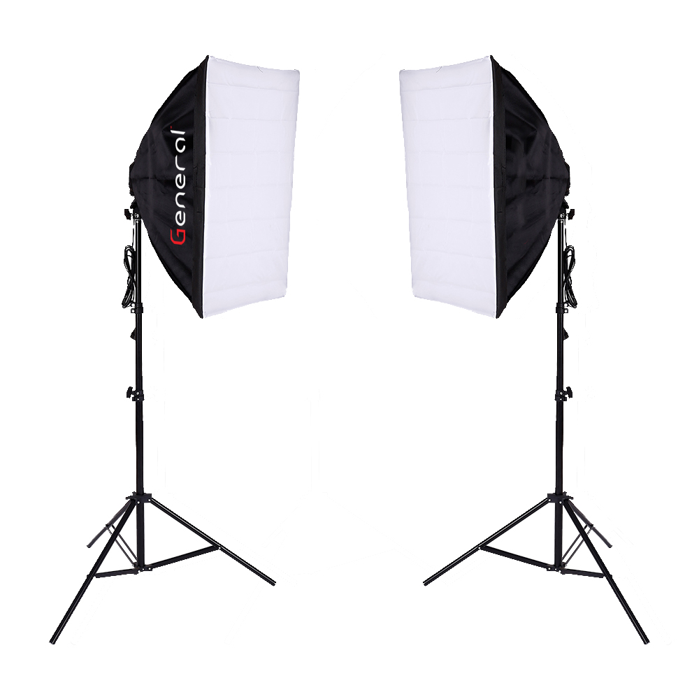 General 2 soft box with 5 lamp holder TL-5 kit