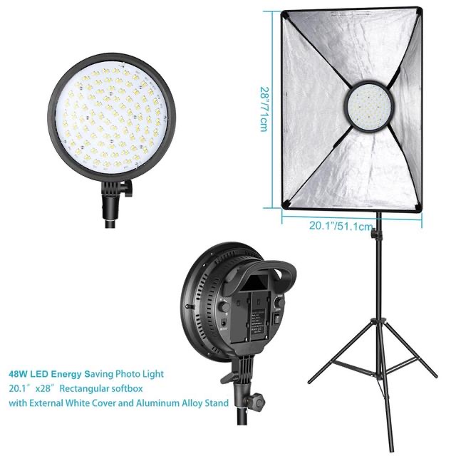 General Photo Studio Kit (2x Hed LED 100w)