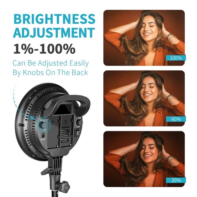 General Photo Studio Kit (2x Hed LED 100w)