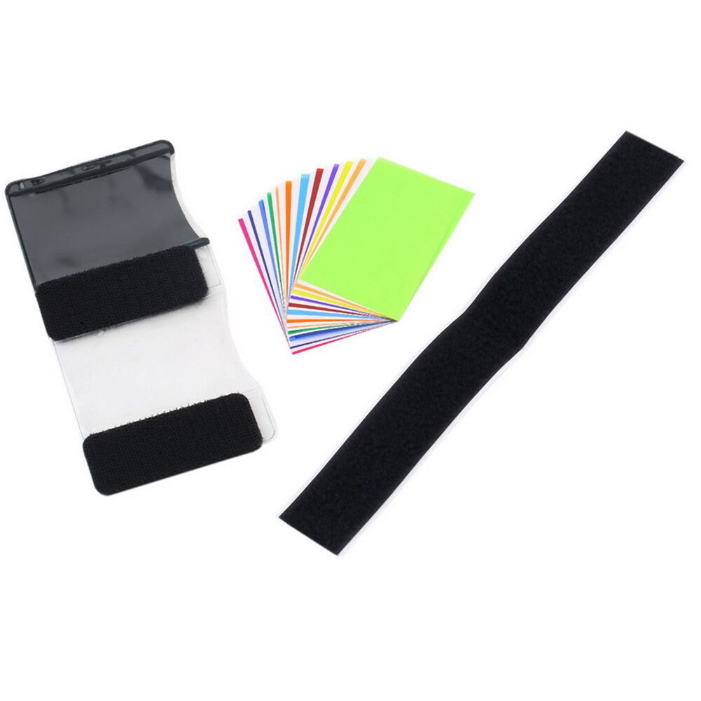 12pc Strobist Flash Color card diffuser Lighting Gel