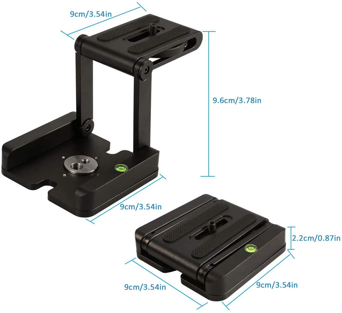 Z Flex Tilt Tripod Head Aluminum Alloy Folding