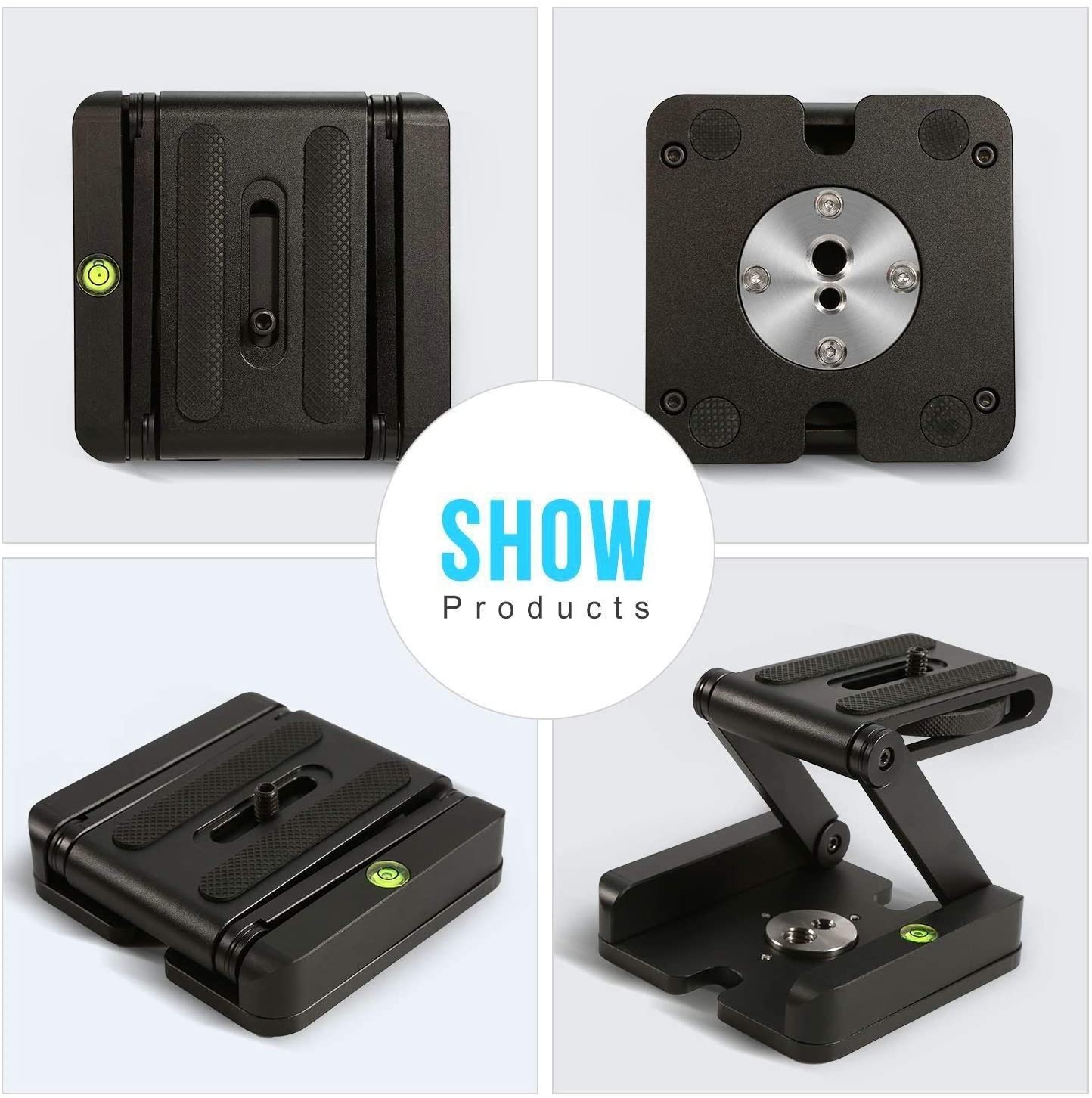 Z Flex Tilt Tripod Head Aluminum Alloy Folding