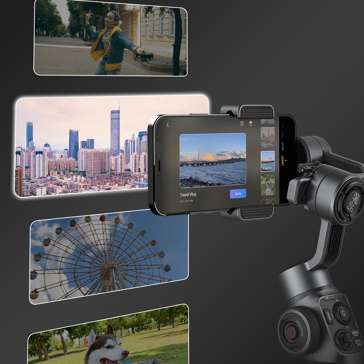 Zhiyun-Tech Smooth-5 Smartphone Gimbal Combo Kit