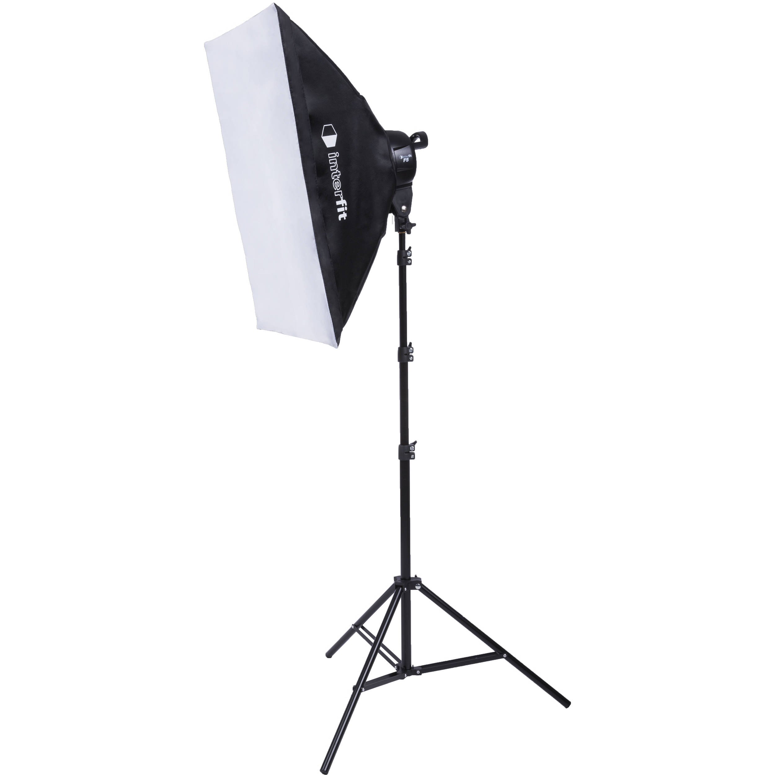 General photography kit 2 soft box with 5 lamp holder TL-5 kit with boom stand