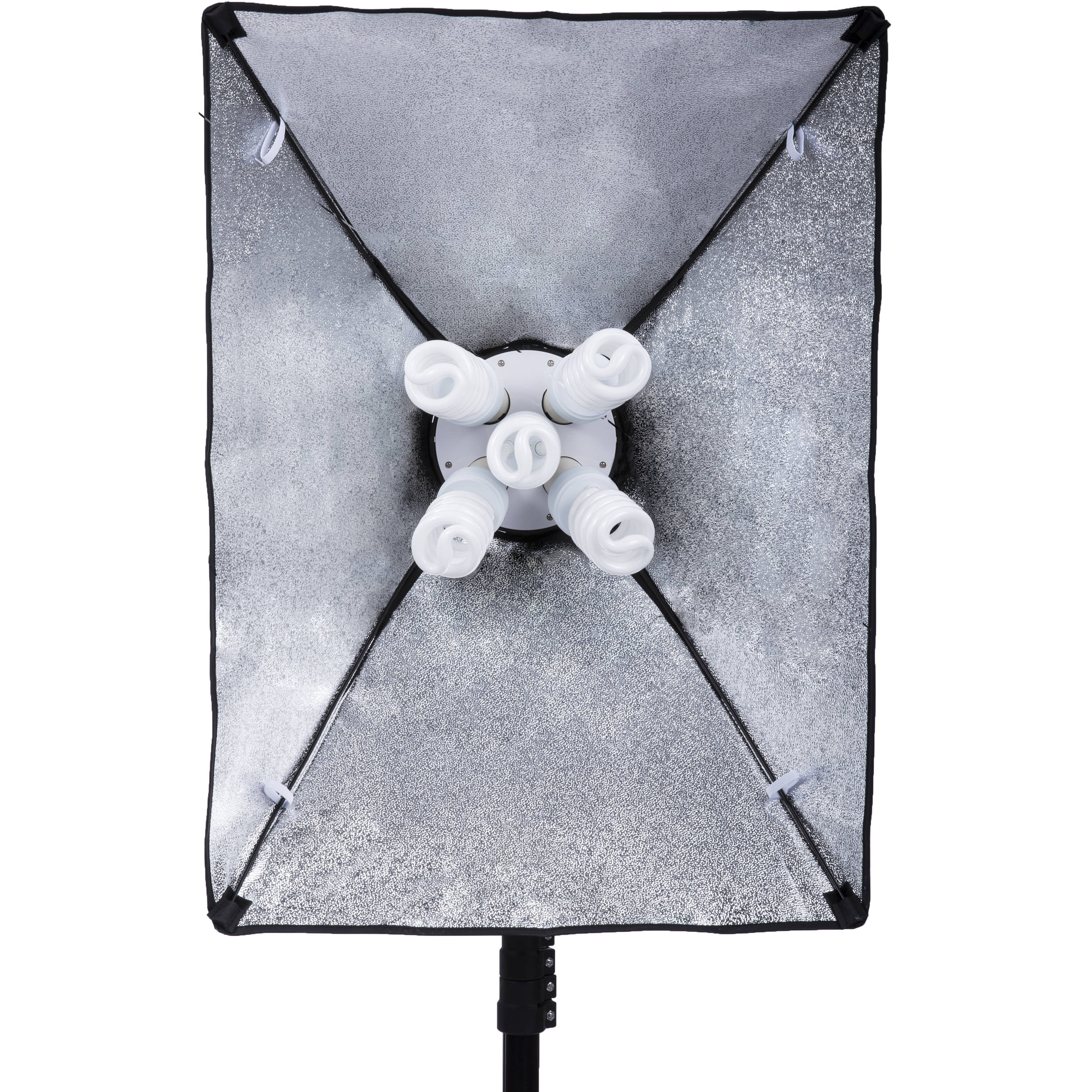 General photography kit 2 soft box with 5 lamp holder TL-5 kit with boom stand