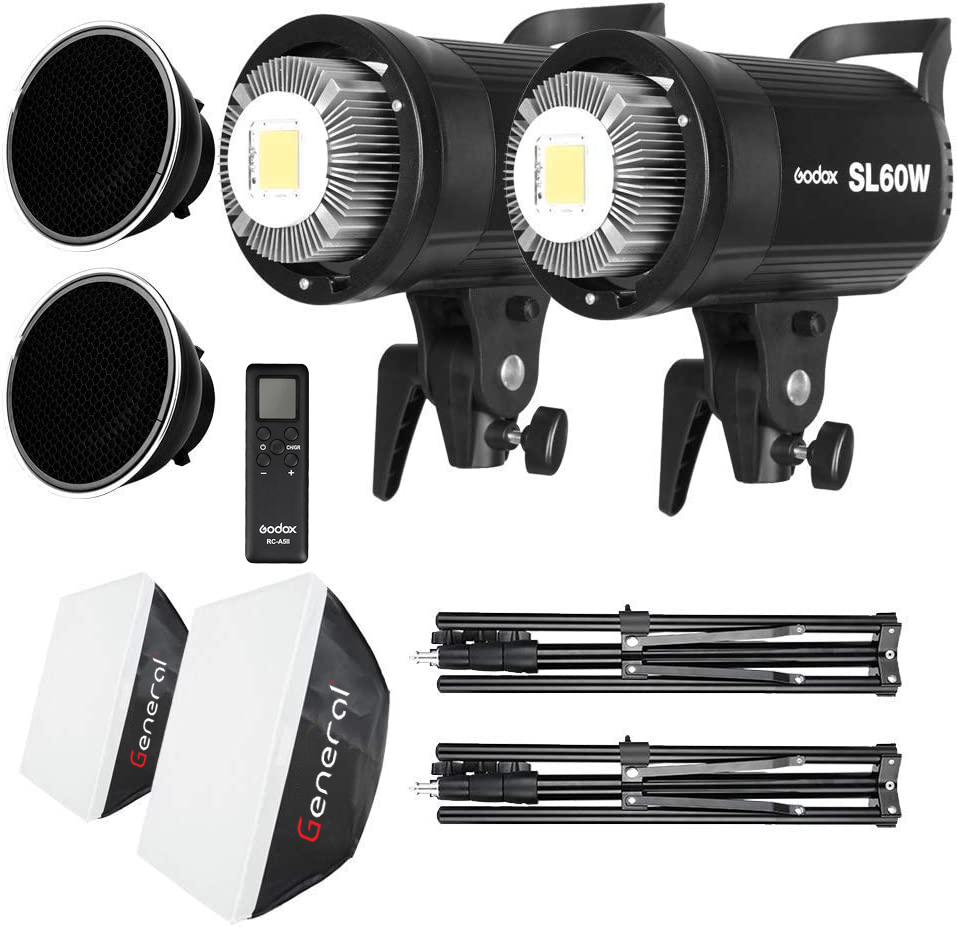 Godox SL-60W Daylight LED Video 2-Light Kit