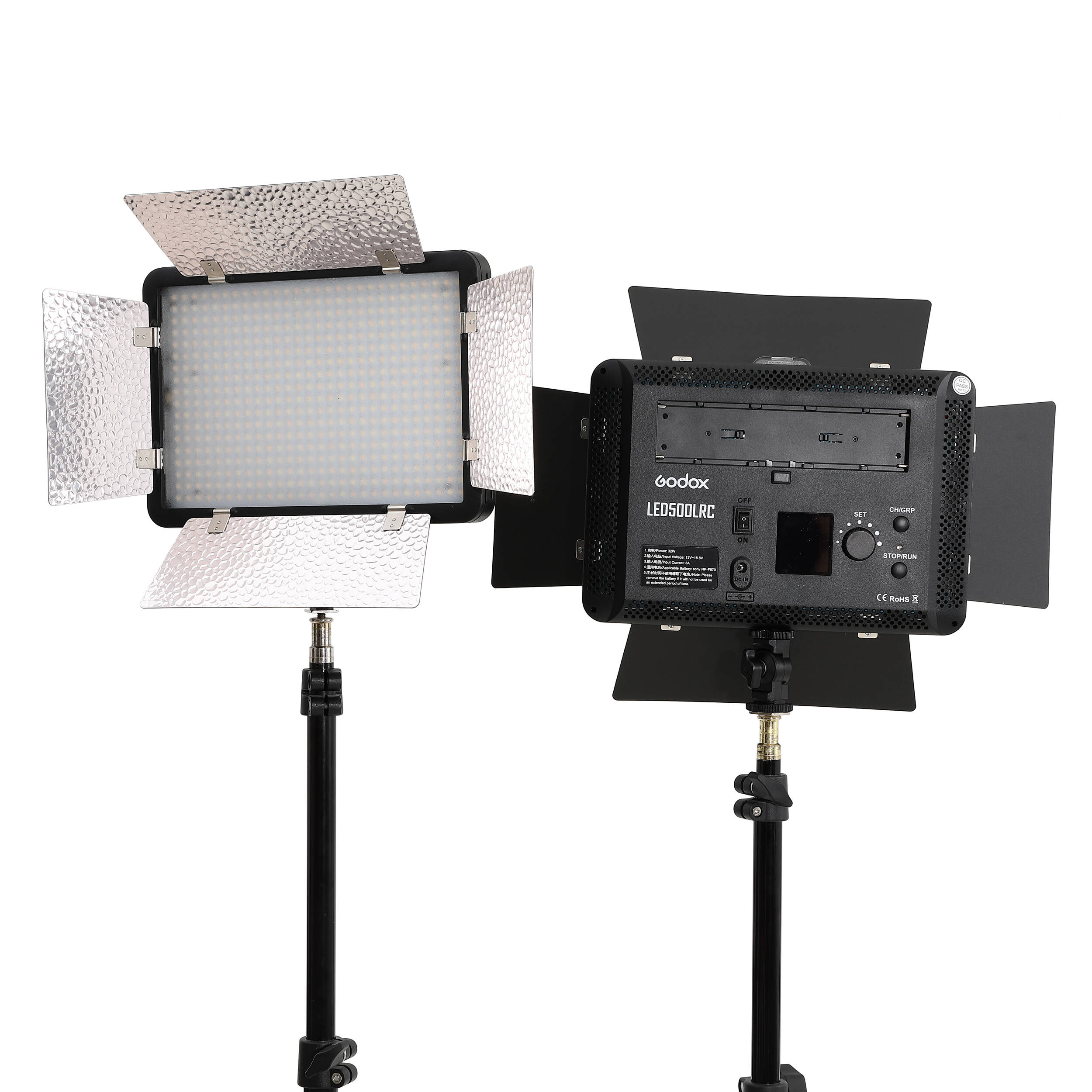 Godox LED500LR 2-Light Video Kit with stands