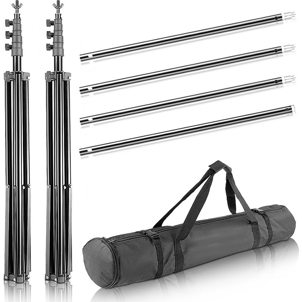 General 4-Light Kit with Background Support System