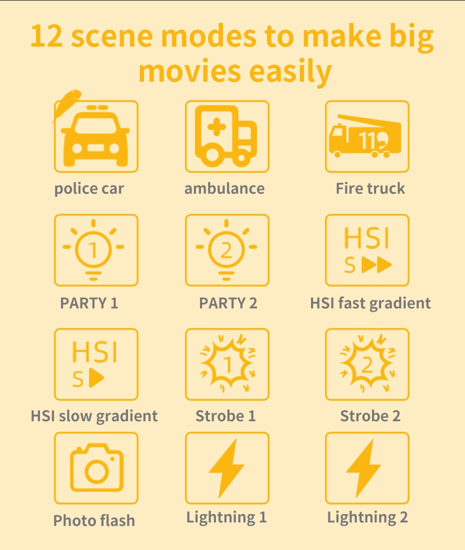 General CL-120c RGB led light