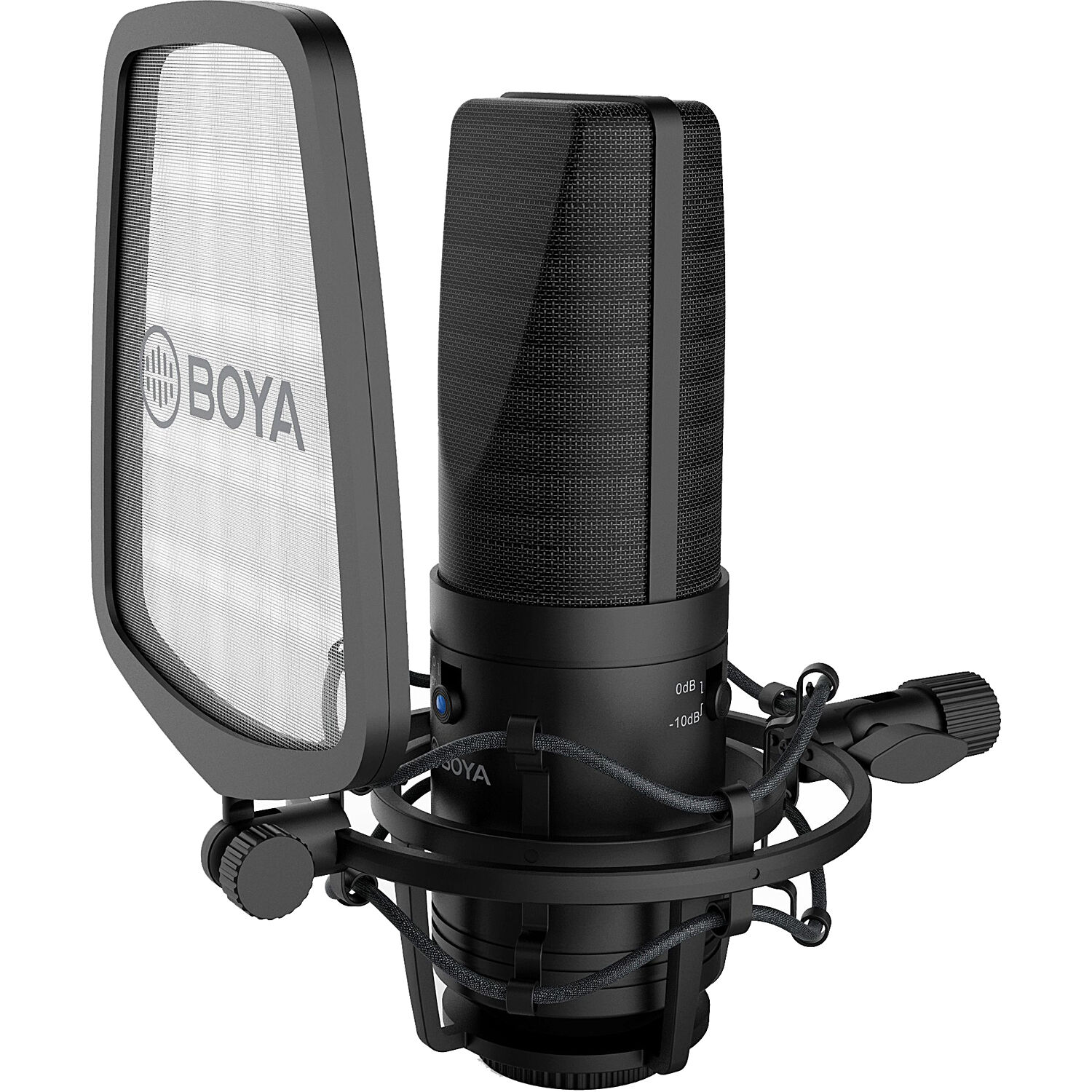 BOYA BY-M1000 Large-Diaphram Multi-Pattern Condenser Studio Microphone