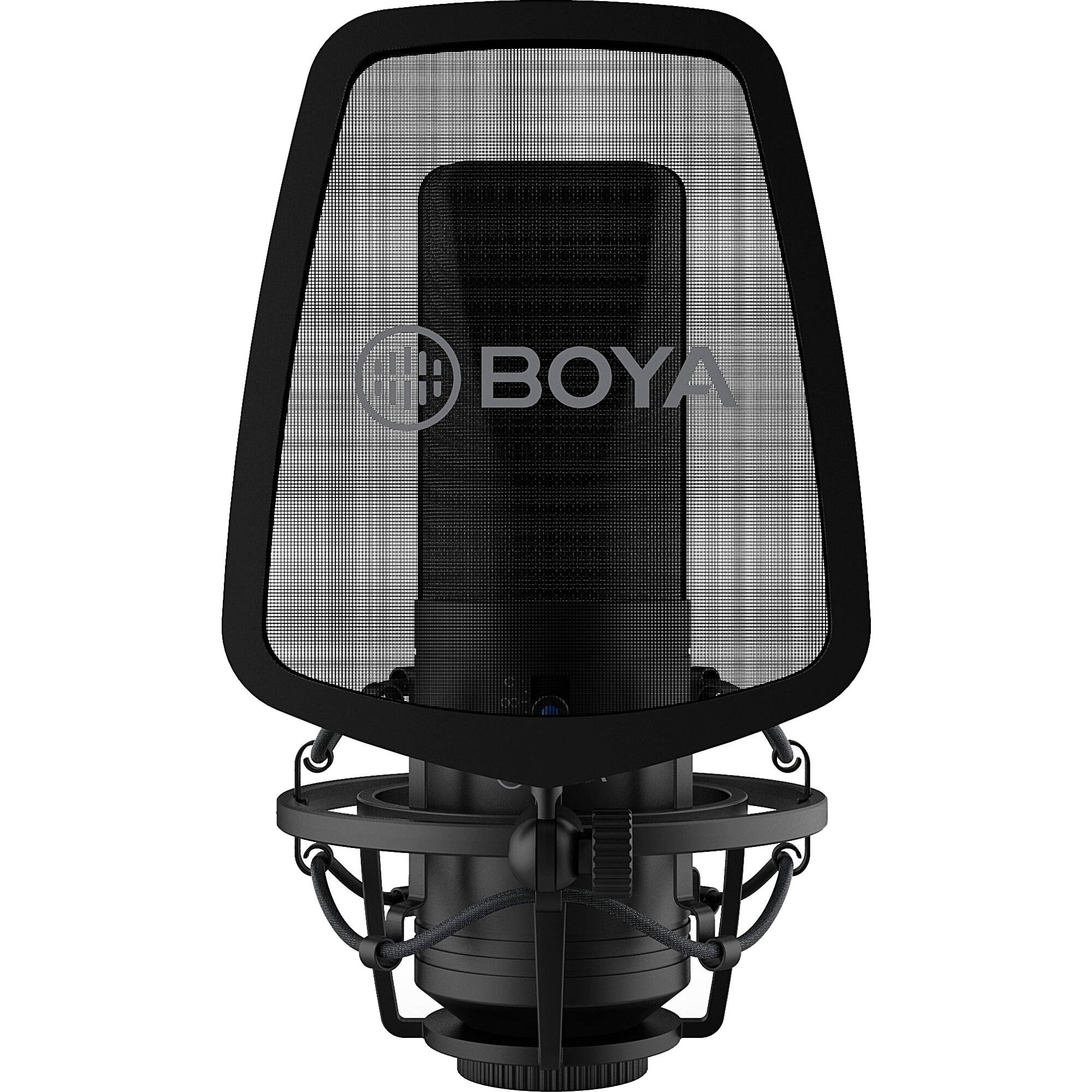 BOYA BY-M1000 Large-Diaphram Multi-Pattern Condenser Studio Microphone