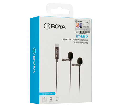 BOYA BY-M3D Digital Dual-head USB Type-C