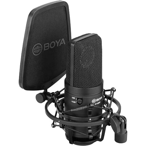 BOYA BY-M800 Large-Diaphragm Cardioid Condenser Studio Microphone