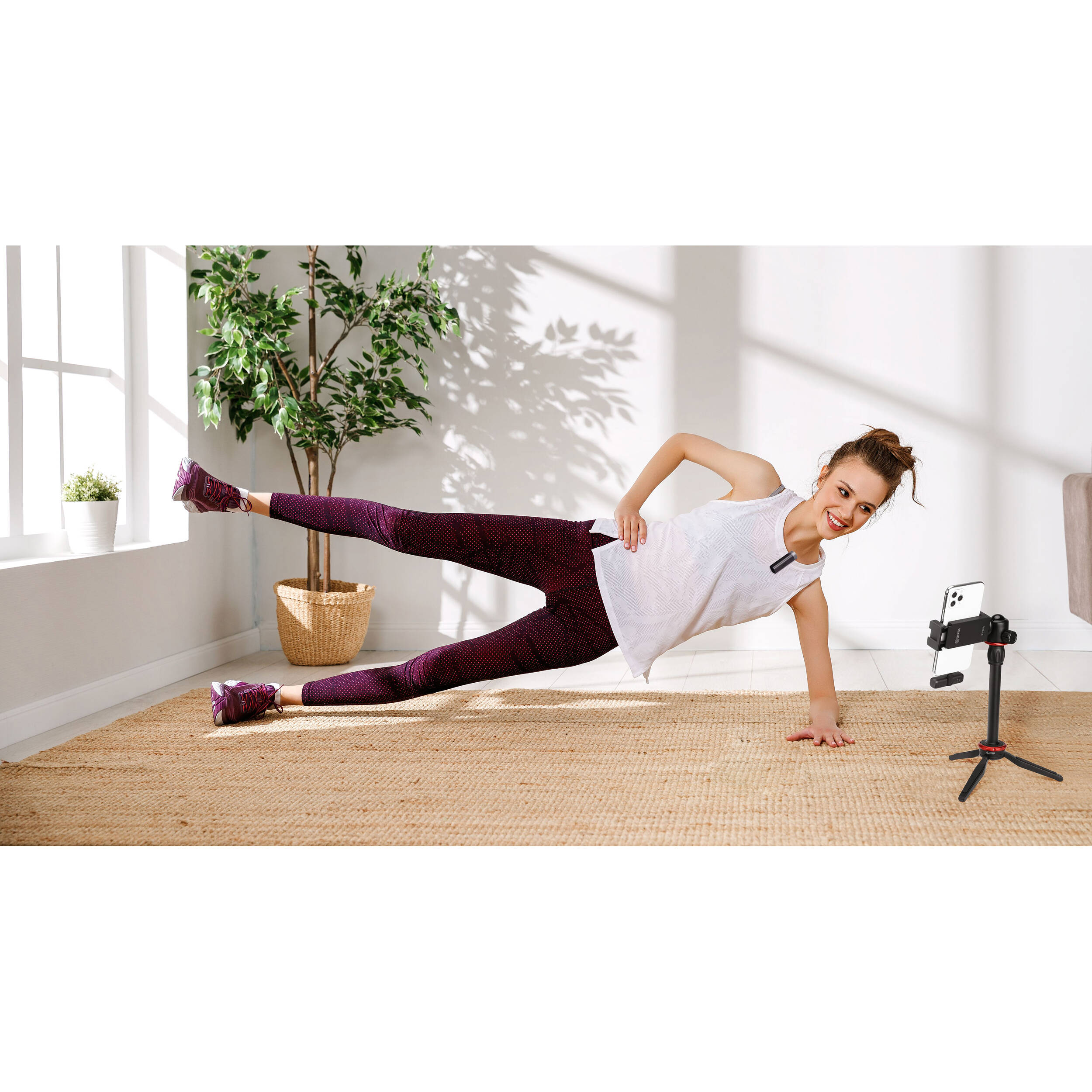 BOYA BY-WM3D Digital True-Wireless Microphone System for iOS Devices, Cameras, Smartphones (2.4 GHz)