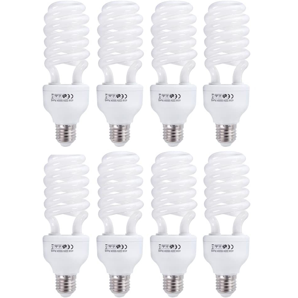 General 2 soft box with 4 lamp holder TL-4 kit with 8 Bulbs