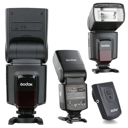 GODOX TT520II Flash Speedlite for Canon Nikon Pentax Olympus DSLR Camera and Other Slr Cameras with Standard Shoe