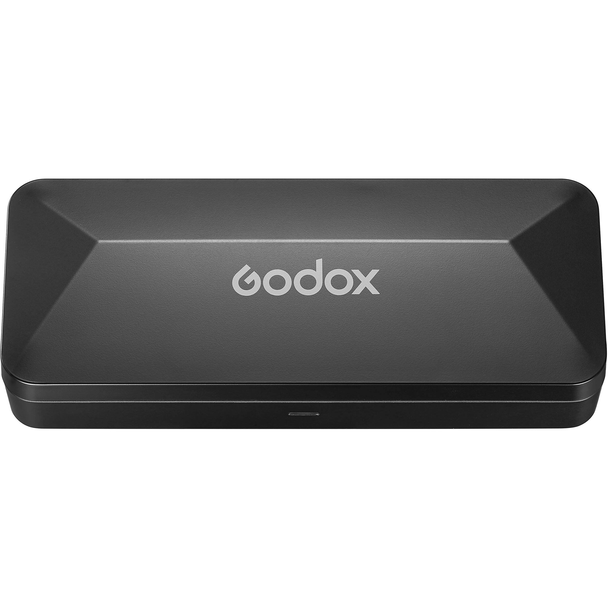 Godox MoveLink Mini LT 2-Person Wireless Microphone System for Cameras & iOS Devices (2.4 GHz, Classic Black)