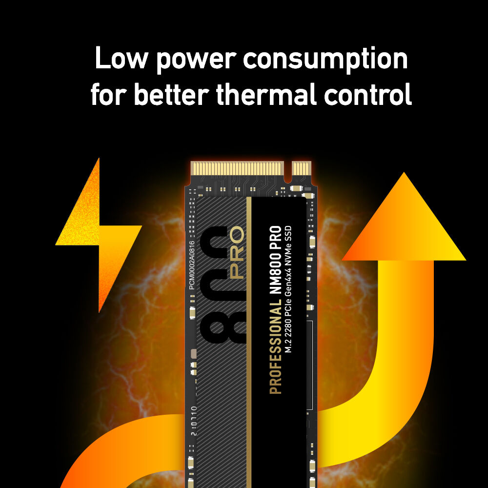 Lexar Professional 1TB NM800 PRO PCIe 4.0 x4 NVMe M.2 Internal SSD